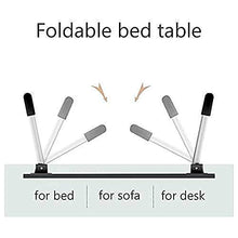 7861 Foldable Bed Study Table Portable Multifunction Laptop Table Lapdesk For Children Bed Foldable Table Work Office Home With Tablet Slot  Cup Holder