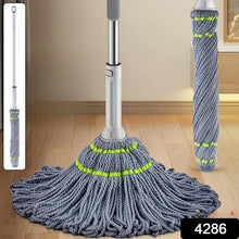 Squeeze Twist Mop Self Wringing Mop Stainless Steel Handle (1 Pc)