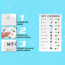 4448 Portable My Chores Home Note Board Management Planning Memo Boards Reminding Time. (Size - 20x12cm)