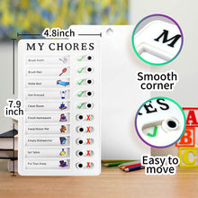 4448 Portable My Chores Home Note Board Management Planning Memo Boards Reminding Time. (Size - 20x12cm)