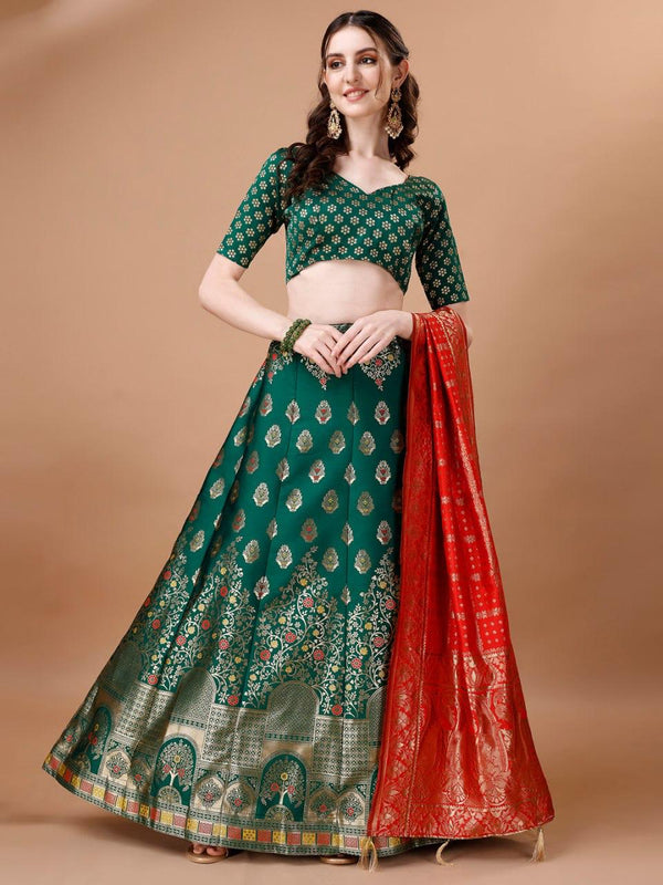 Lehenga Choli Banarsi Silk