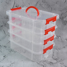 4-layer Transparent Multipurpose Plastic Storage Box