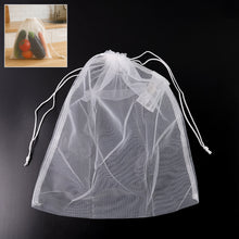 Reusable Transparent Drawstring Mesh Storage Bag (1 Pc)