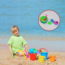 4486 Sand Game Castle Building Plastic Beach Toy Set For Kids Summer Fun Creative Activity Playset Gardening Tool With Accessories  Bucket-pack Of 6 Pcs