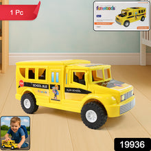 Funwoods Friction-powered School Bus Toy - (1 Pc)