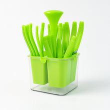 Supermom Premium Fancy Cutlery Set With Holder (24 Pc  Set)