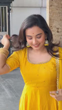 Heer Yellow Anarkali
