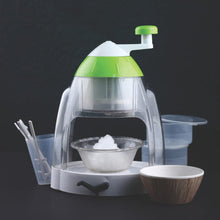 Manual Ice Crusher  Snow Cone Maker With Hand Crank