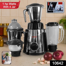 Orbit Heavy Duty 1 Hp (746) Watts Mixer Grinder With 4 Multipurpose Jars
