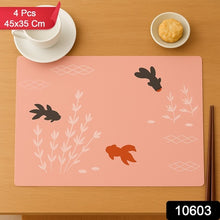 Decorative Dining Table Placemats With Elegant Design (4 Pc  45x35 Cm)