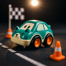 Funwoods Animal Cartoon Pull-back Toy Car - (4 Pc  Set)