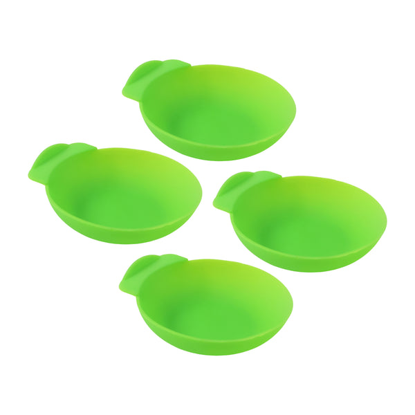 Idli Maker Cups (4 Pcs)  Food-grade Silicone Non-stick Idli Dhokla Egg Poacher Moulds