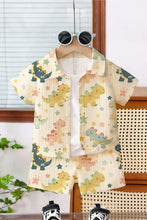 Kids Baba Suit Shirt Short -  Dino