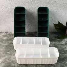 236 5-compartments Sockshandkerchiefunderwear Storage Box Socks Drawer Closet Organizer Storage Boxes (Pack Of 4)