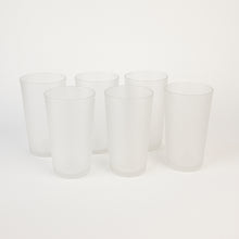 Matt Finish Glass Tumbler Set (Approx 300ml  6 Pc)