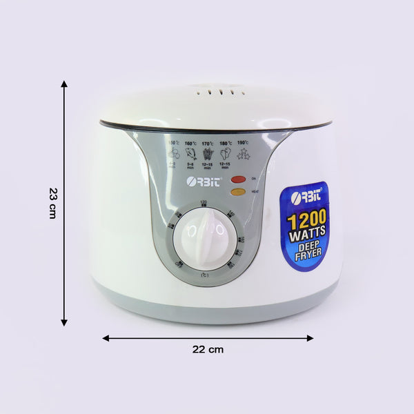 Orbit Adjustable Electric Deep Fryer - 1200w