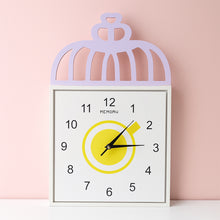 Decorative Square Wall Clock Battery Operated  1 Pc